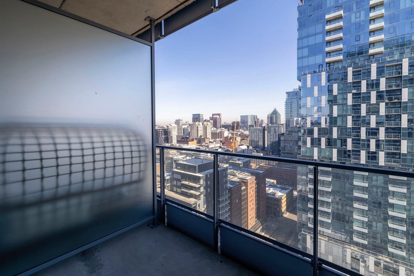 Balcony - 2501-1500 Boul. René-Lévesque O., Montréal (Ville-Marie), QC - Outdoor With View