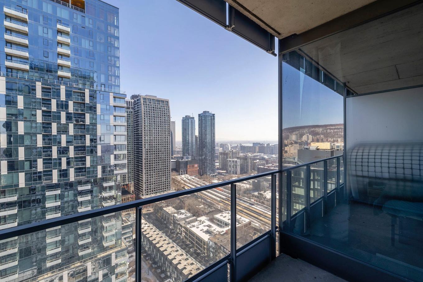 Balcony - 2501-1500 Boul. René-Lévesque O., Montréal (Ville-Marie), QC - Outdoor With View With Exterior