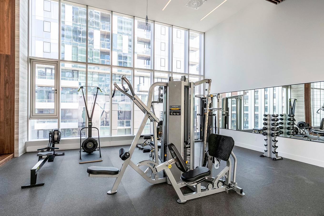 Exercise room - 2501-1500 Boul. René-Lévesque O., Montréal (Ville-Marie), QC - Indoor Photo Showing Gym Room