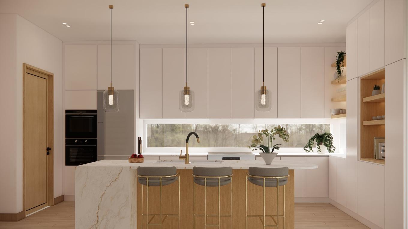 À construire - 5 Place De L'Eau-Vive, Saint-Basile-Le-Grand, QC - Indoor Photo Showing Kitchen With Upgraded Kitchen