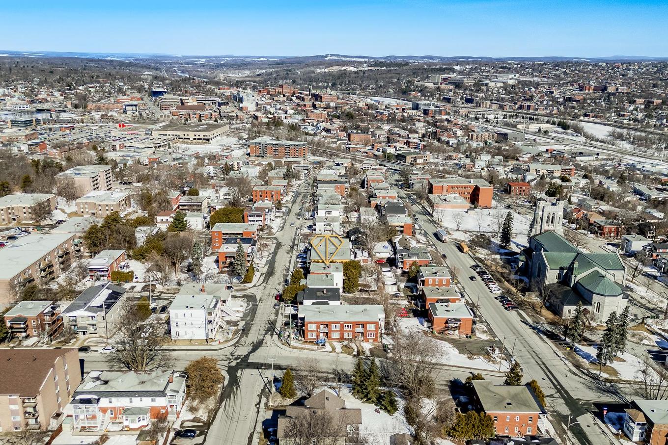 Photo aérienne - 1056 Rue St-Louis, Sherbrooke (Les Nations), QC - Outdoor With View