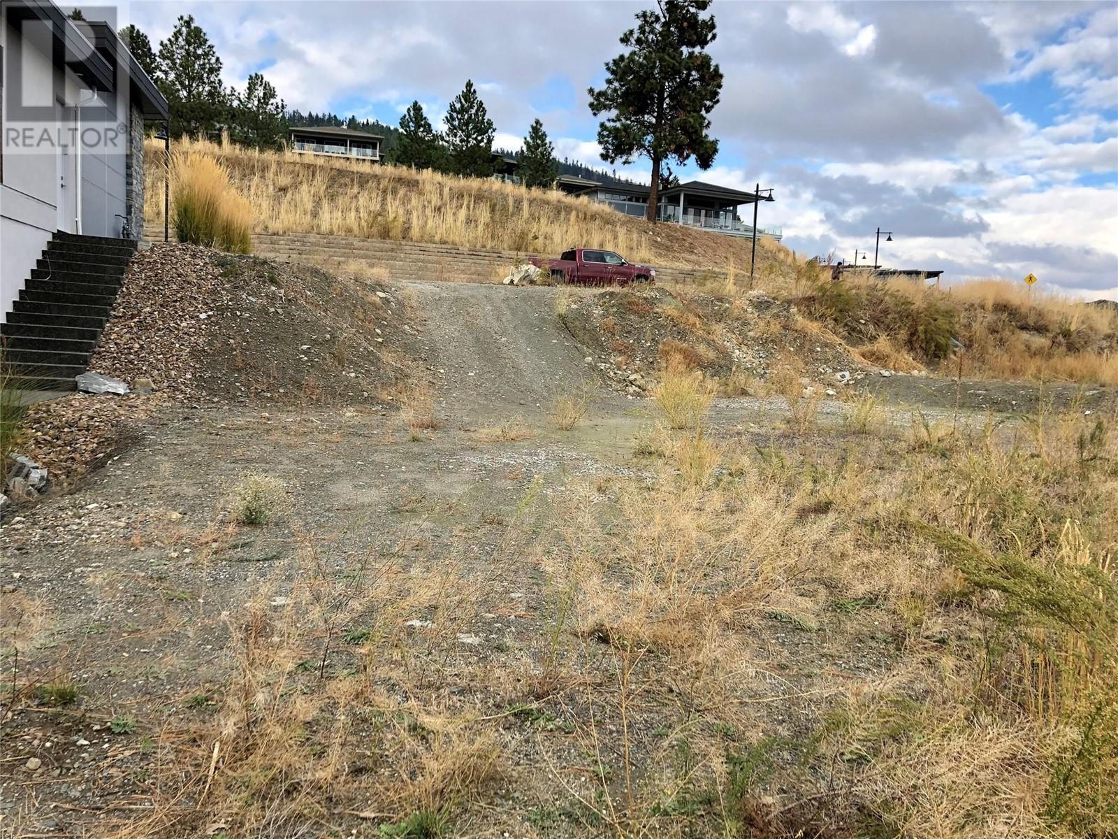 Looking up from the back of the lot - 8916 Hampshire Crescent, Vernon, BC