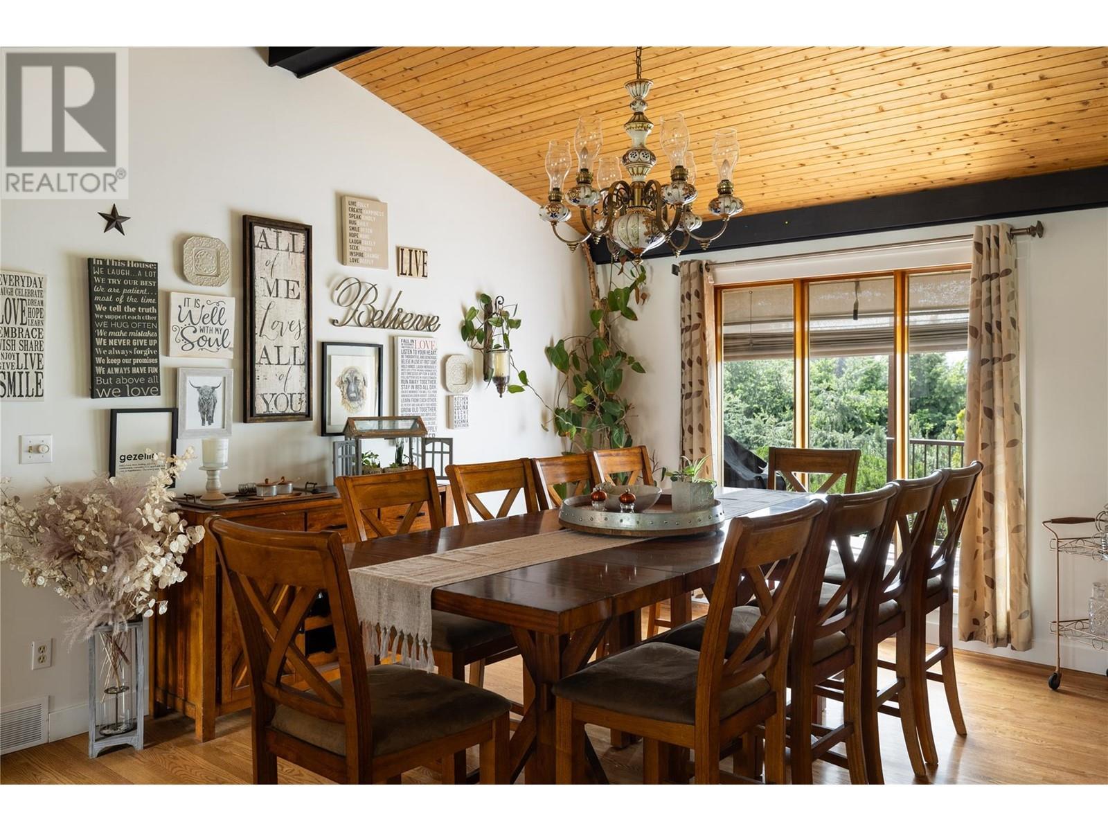 5620 Neil Road, Vernon, BC - Indoor Photo Showing Dining Room