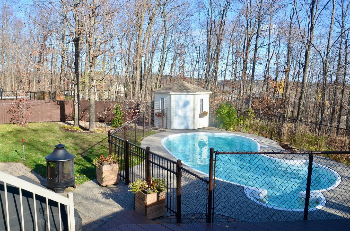 Cour - 381 Rue Des Eaux-Vives, Saint-Jérôme, QC - Outdoor With In Ground Pool
