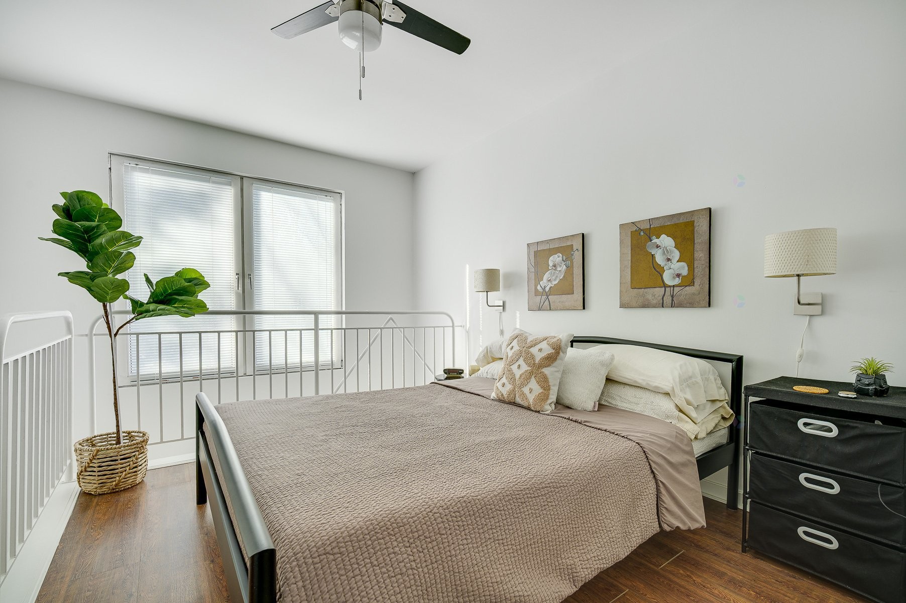 Chambre à coucher principale - 101-265 Ch. Des Faîtières, Piedmont, QC - Indoor Photo Showing Bedroom