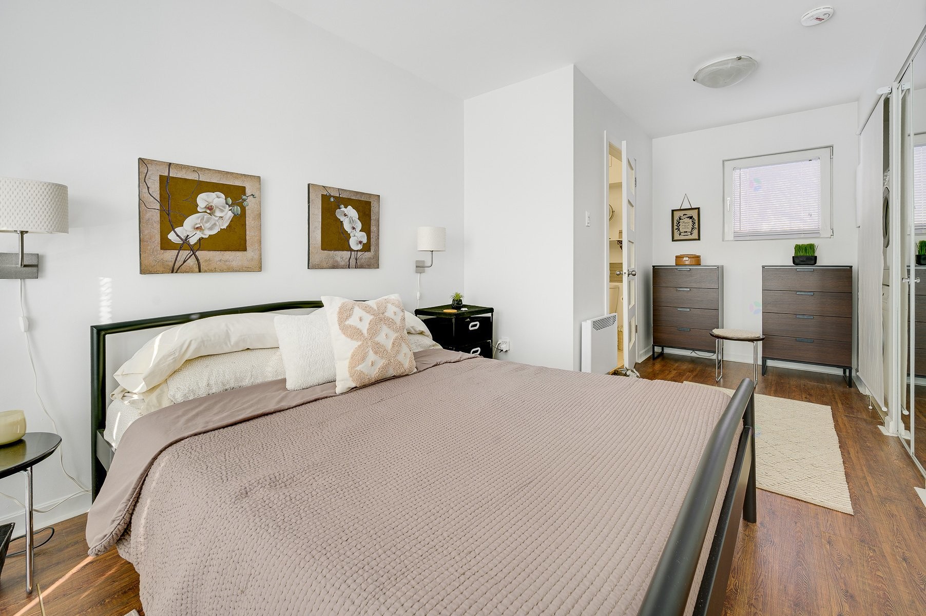 Chambre à coucher principale - 101-265 Ch. Des Faîtières, Piedmont, QC - Indoor Photo Showing Bedroom