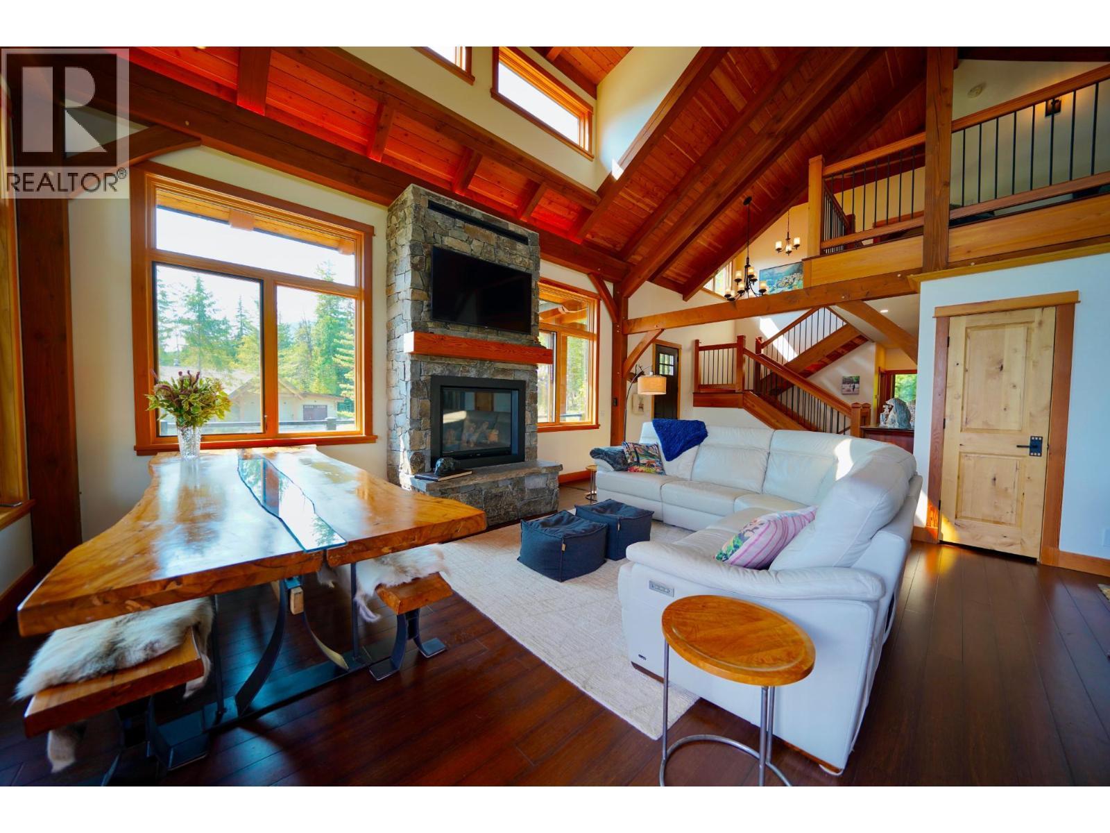26 Birchgrove Bend, Kaslo, BC - Indoor Photo Showing Other Room With Fireplace