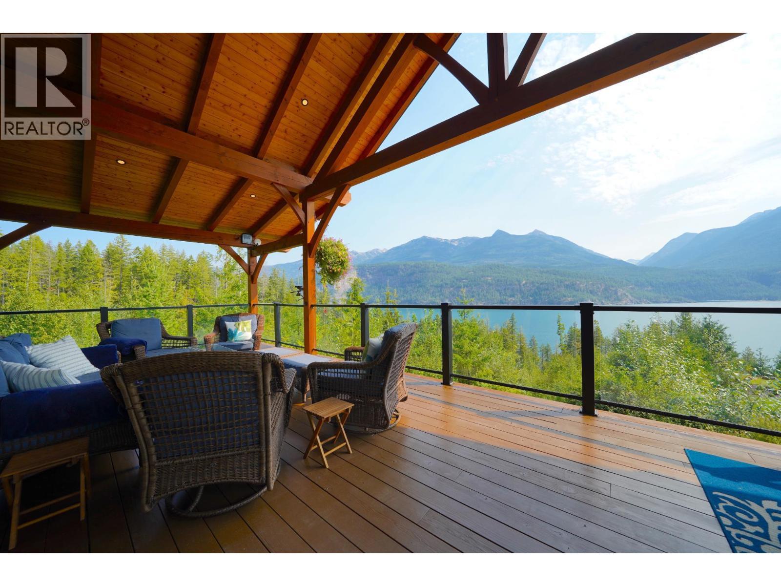 26 Birchgrove Bend, Kaslo, BC - Outdoor With Body Of Water With Deck Patio Veranda With View With Exterior