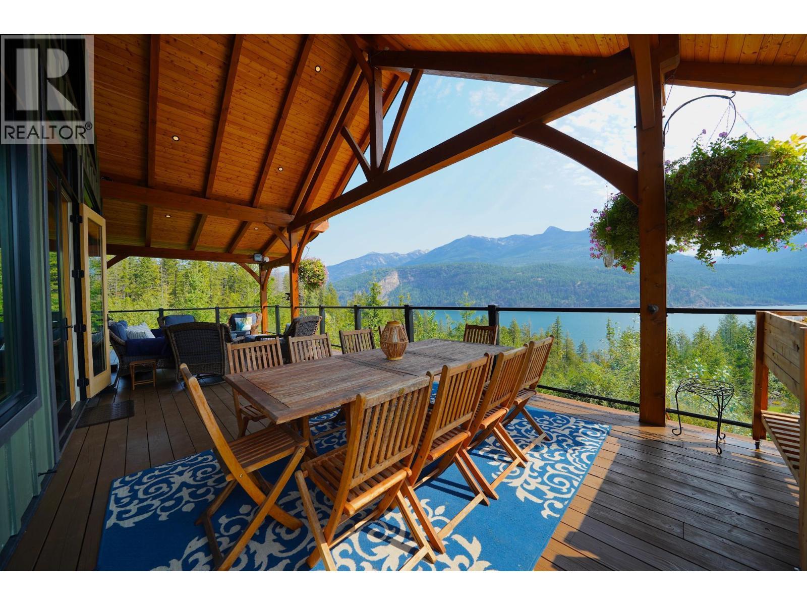 26 Birchgrove Bend, Kaslo, BC - Outdoor With Body Of Water With Deck Patio Veranda With View With Exterior