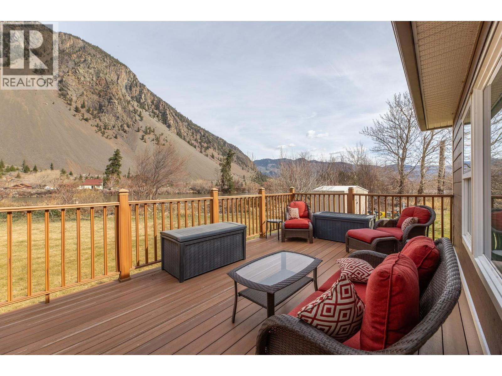 Back deck - 3210 / 3208 Cory Road, Keremeos, BC