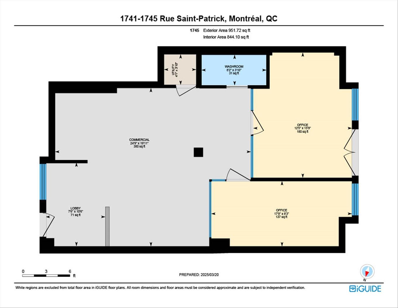 Plan (croquis) - 1743 - 1745 Rue St-Patrick, Montréal (Le Sud-Ouest), QC - Other