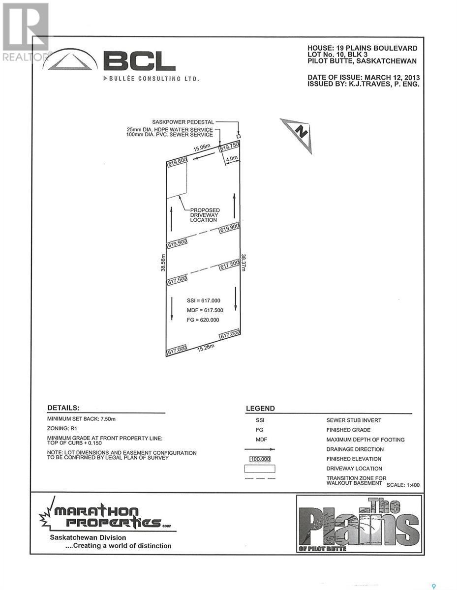 19 Plains Boulevard, Pilot Butte, SK