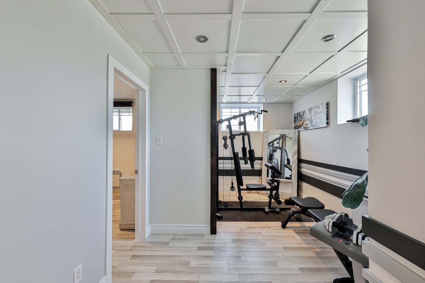 Sous-sol - 6680Z Boul. Laurier, Terrebonne (La Plaine), QC - Indoor Photo Showing Gym Room