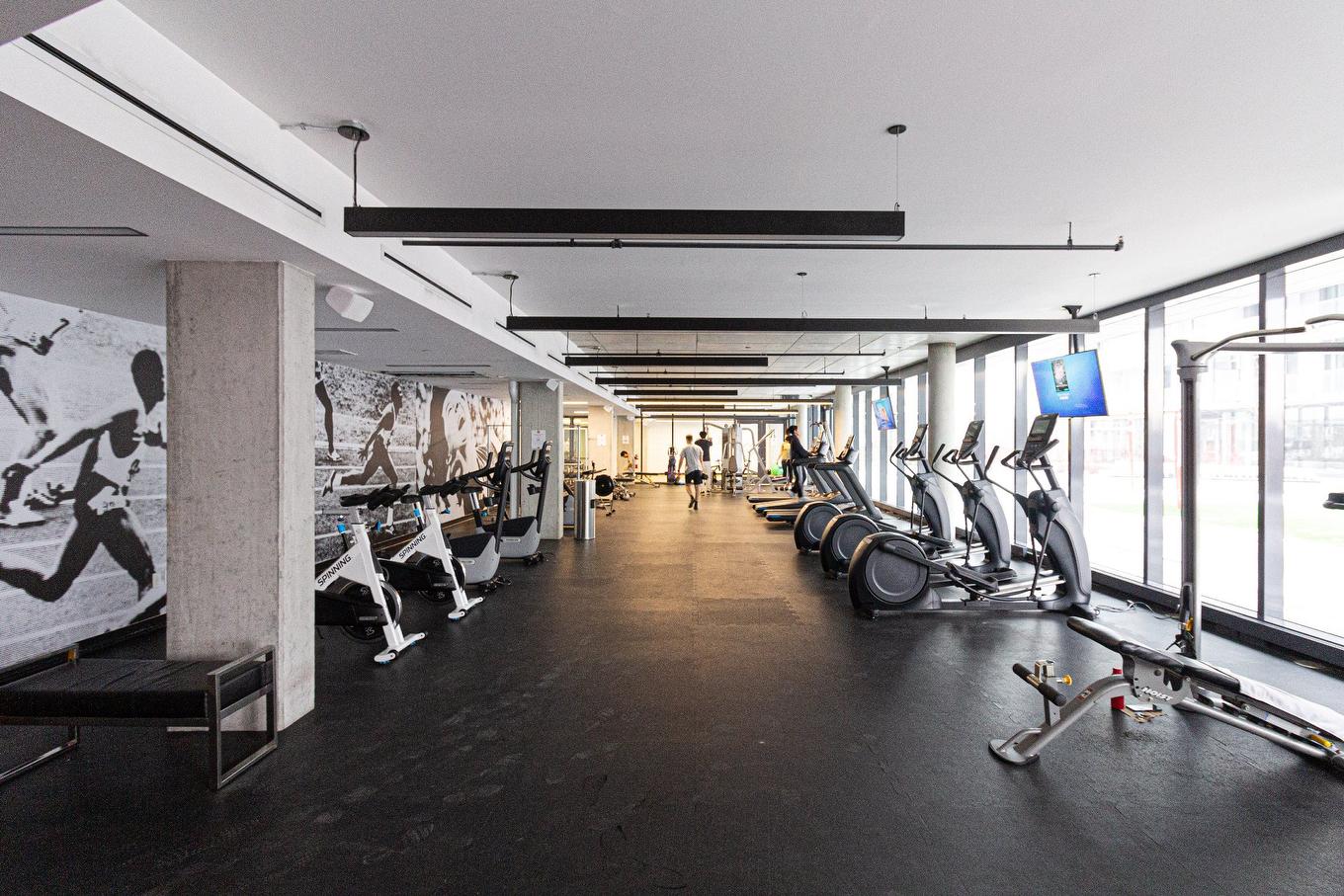 Exercise room - 709-200 Boul. Marcel-Laurin, Montréal (Saint-Laurent), QC - Indoor Photo Showing Gym Room