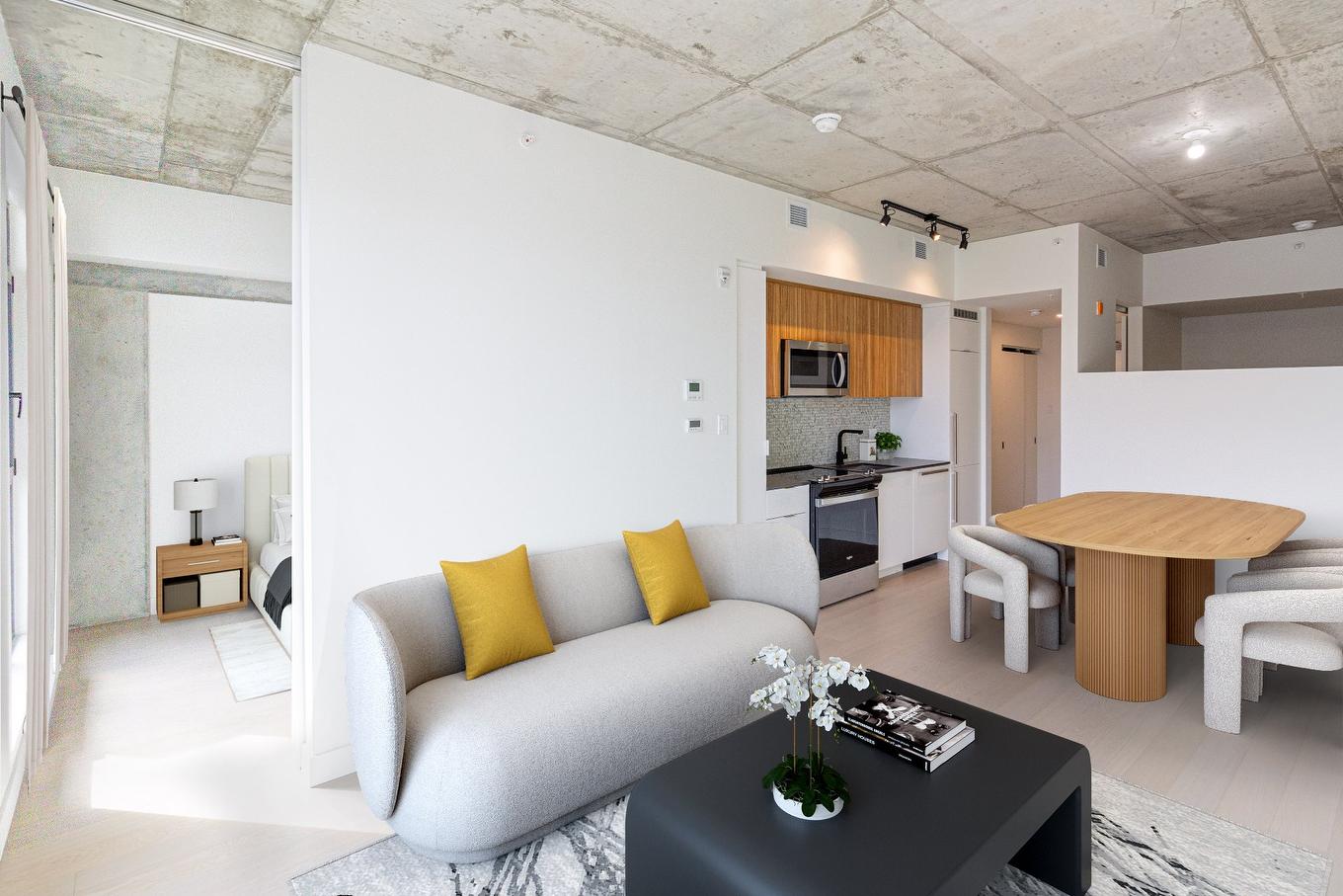 Living room - 709-200 Boul. Marcel-Laurin, Montréal (Saint-Laurent), QC - Indoor Photo Showing Living Room