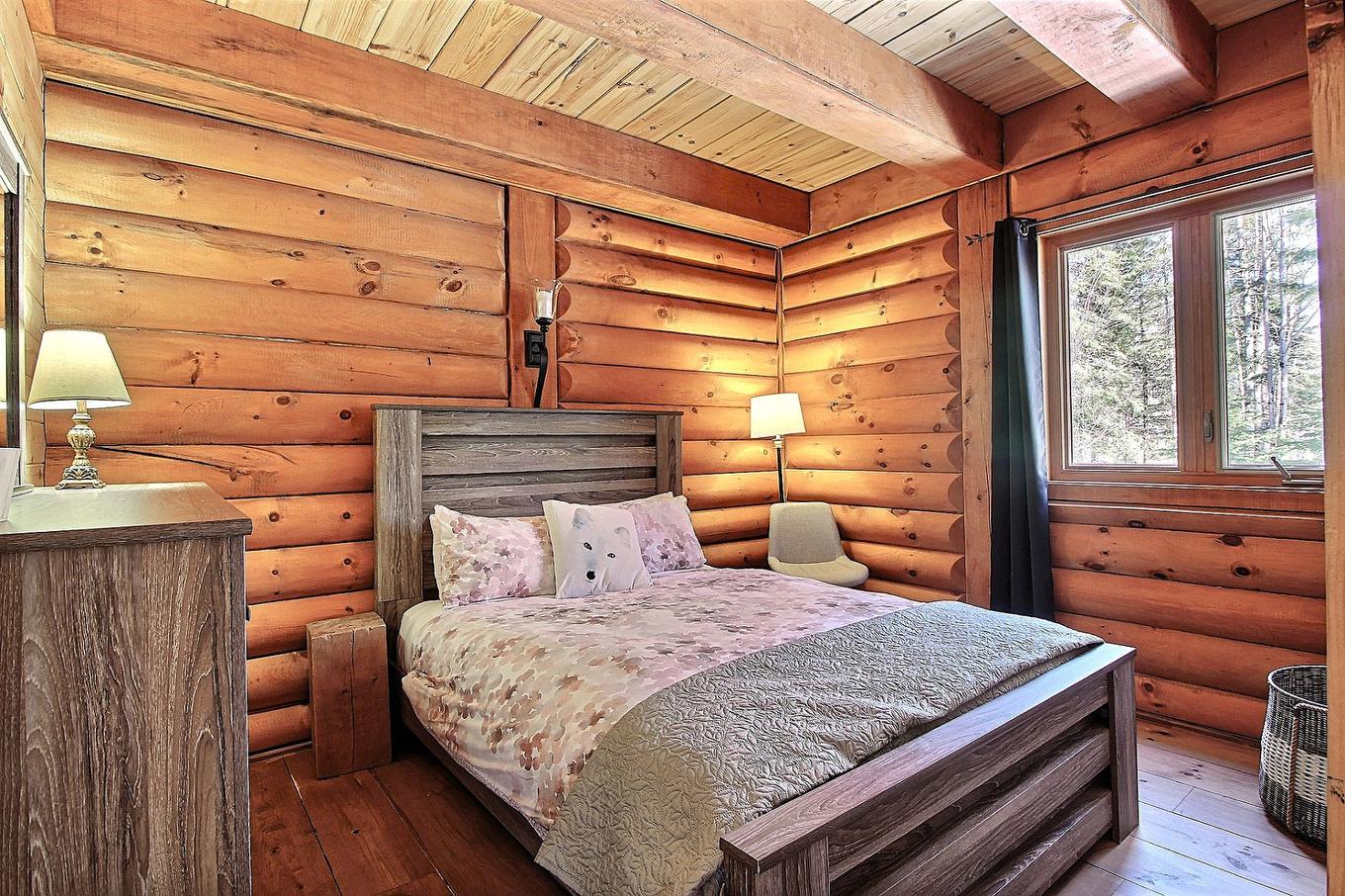 Chambre à coucher principale - 25 Ch. Cordélia-Hamelin, Nominingue, QC - Indoor Photo Showing Bedroom