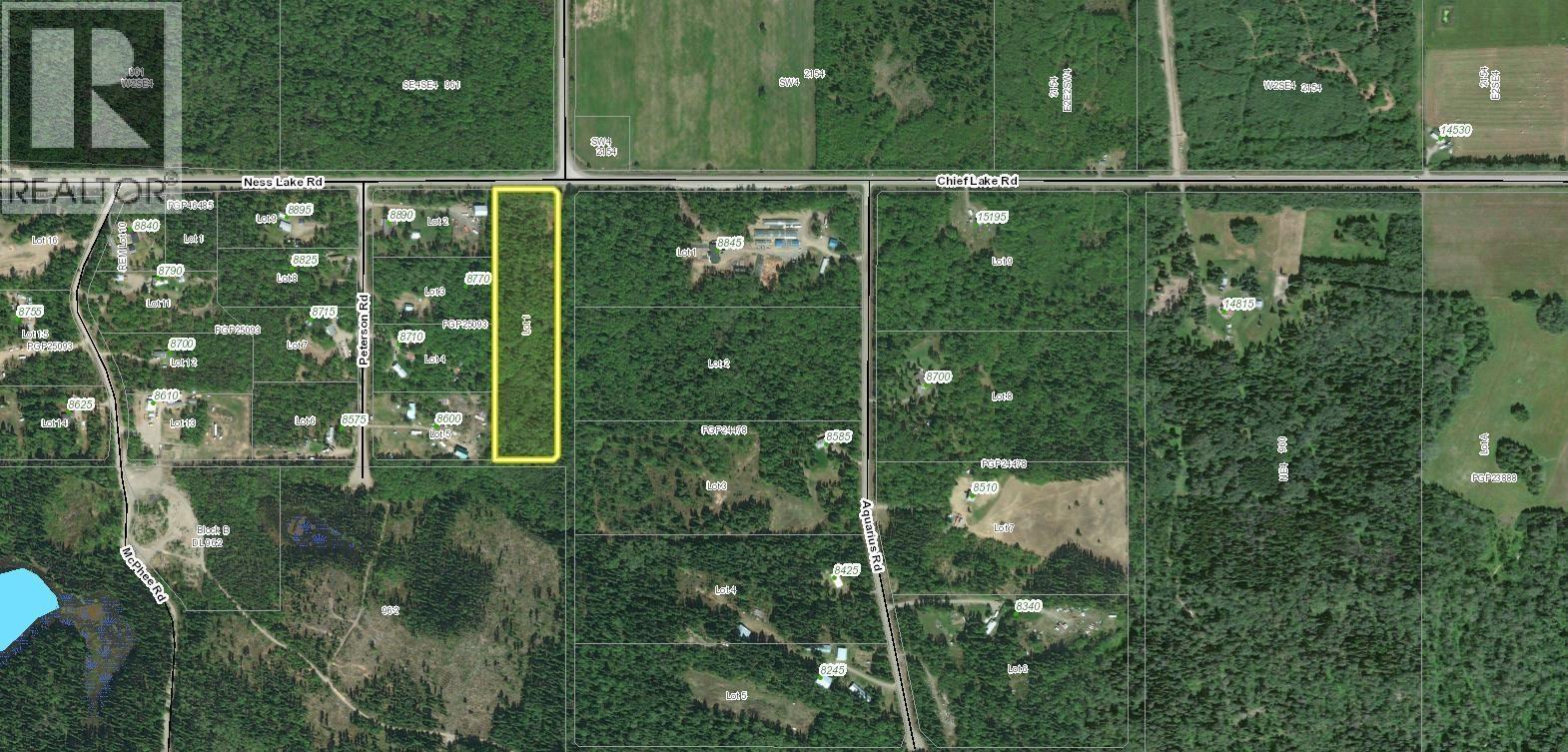 Dl 962 Ness Lake Road, Prince George, BC