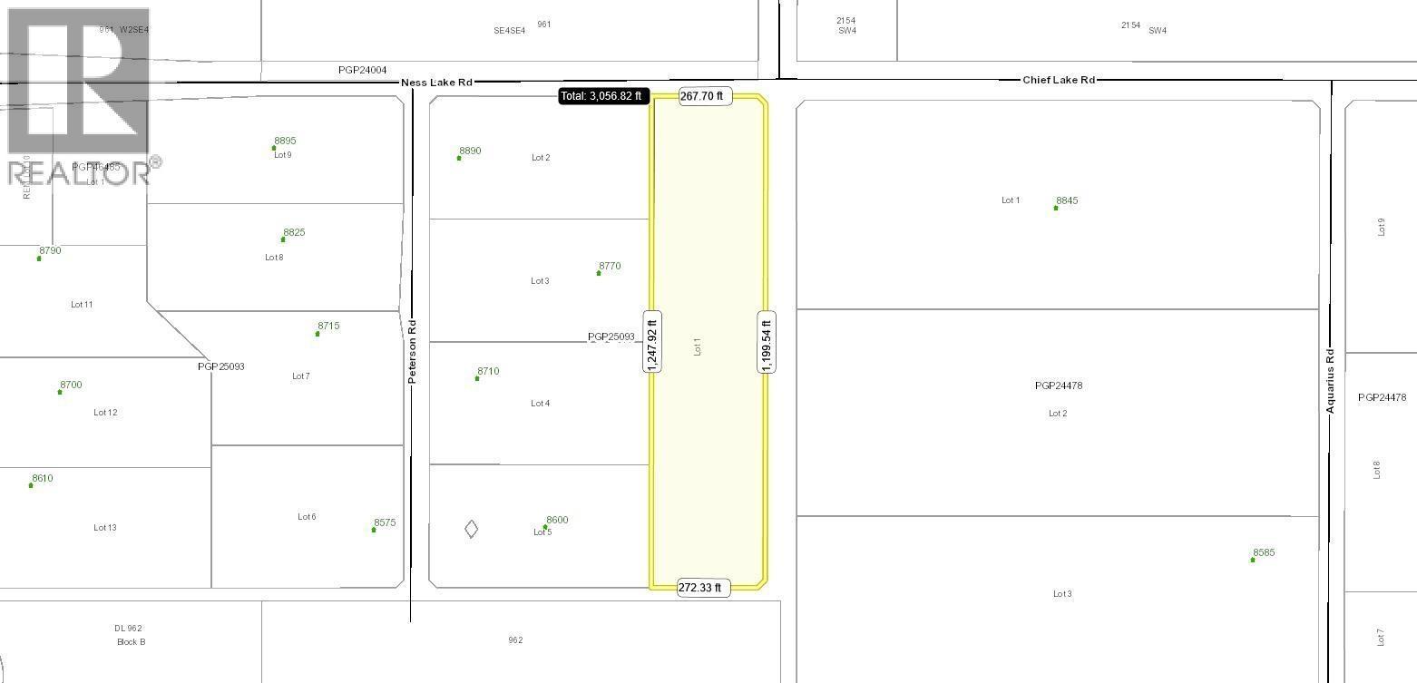 Dl 962 Ness Lake Road, Prince George, BC