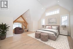 Primary Bedroom. Digitally Staged. -
