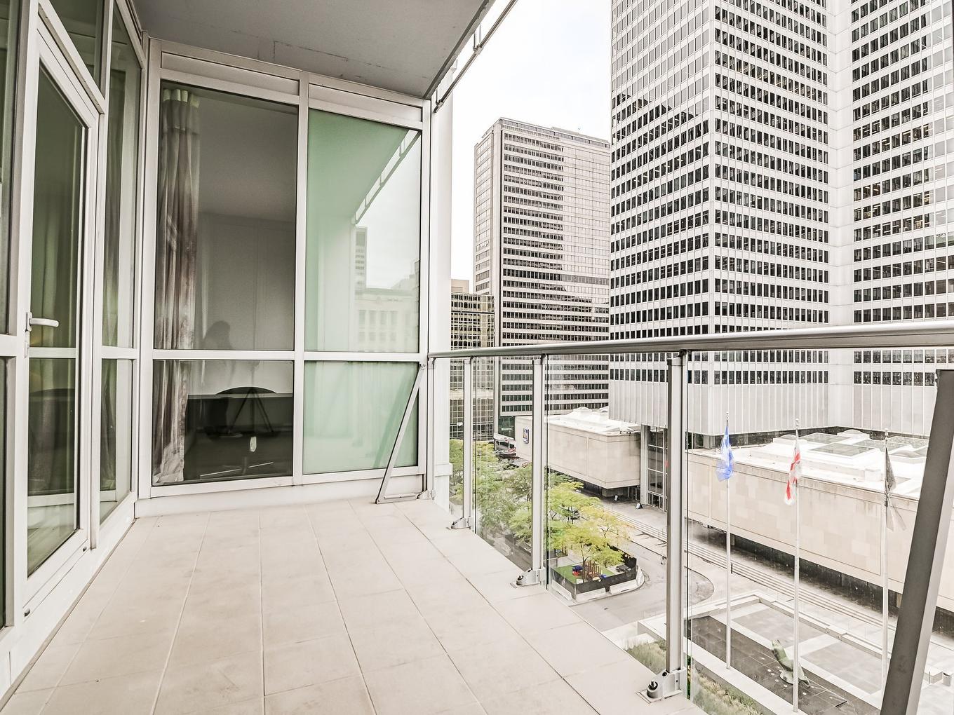 Balcony - 704-1225 Boul. Robert-Bourassa, Montréal (Ville-Marie), QC - Outdoor With Exterior