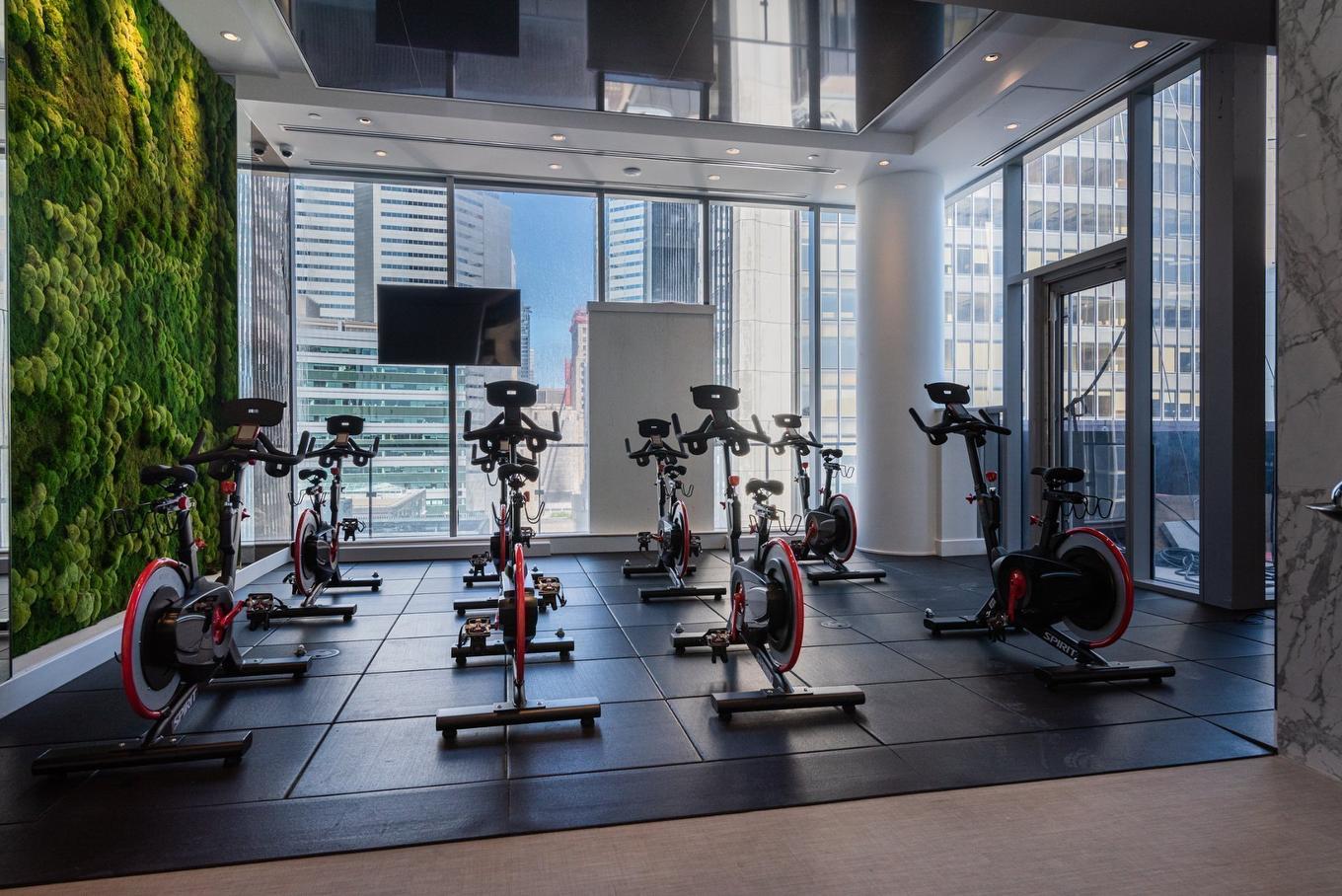 Salle d'exercice - 3508-720 Rue St-Jacques, Montréal (Ville-Marie), QC - Indoor Photo Showing Gym Room