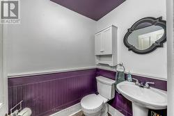 main floor powder room -