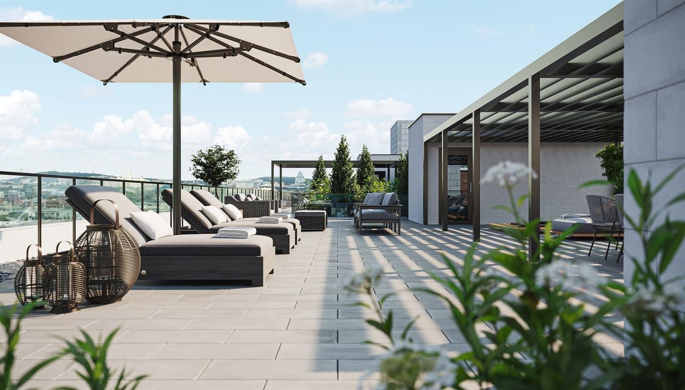 Terrasse - 606-2030 Rue Lucien-Thimens, Montréal (Saint-Laurent), QC - Outdoor