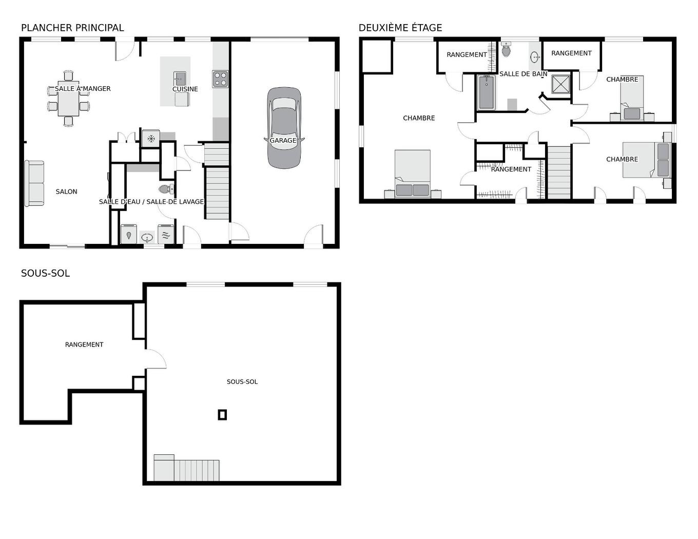 Plan (croquis) - 18 Rue Marie-Antoinette, Blainville, QC - Other