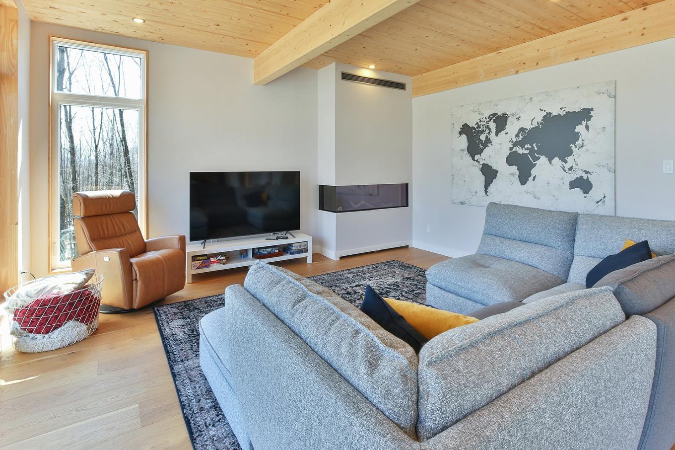 Salon - 205 Rue Des Deux-Montagnes, Bromont, QC - Indoor Photo Showing Living Room