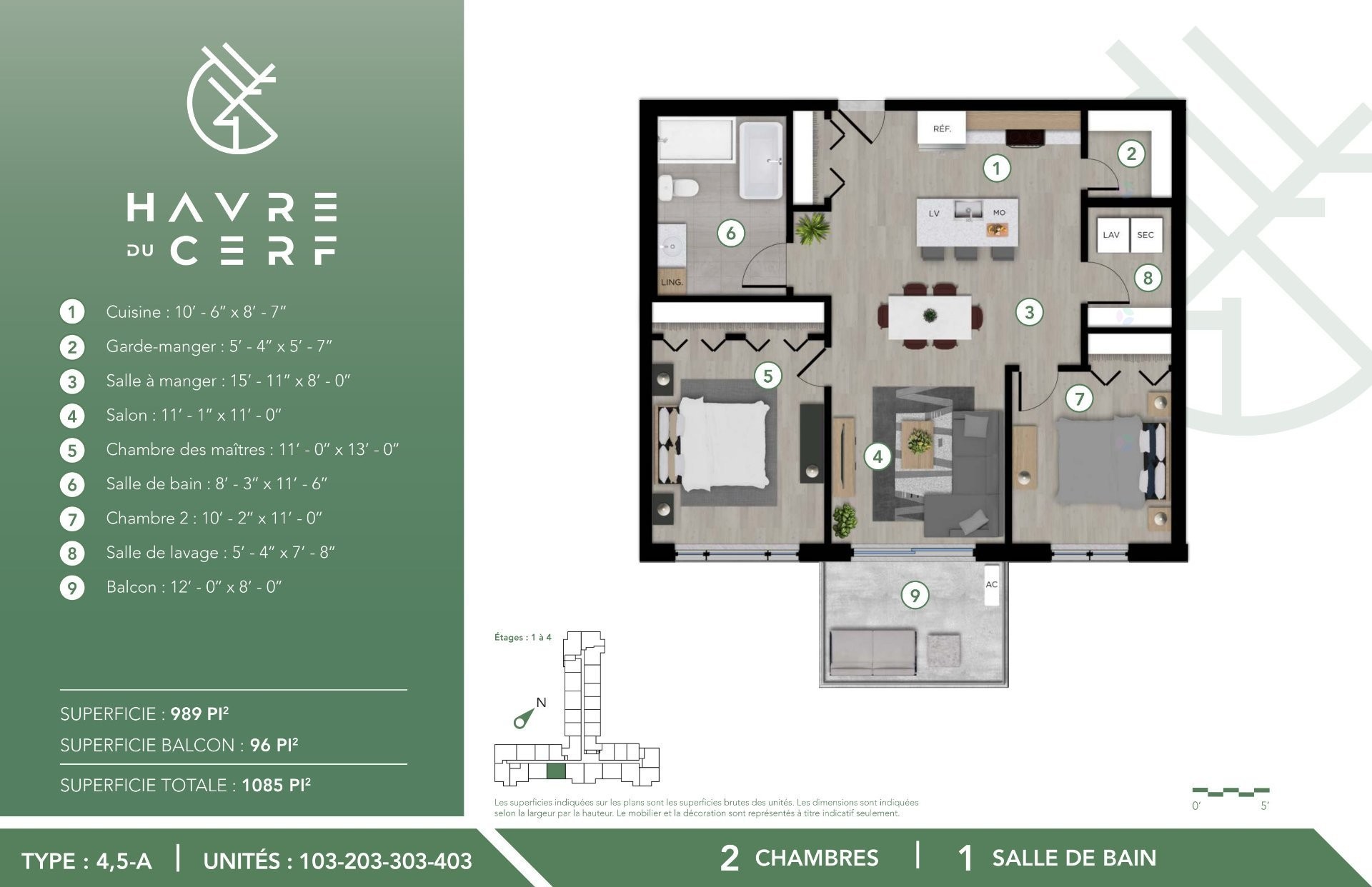 Plan (croquis) - 203-10403 Rue Du Cerf, Mirabel, QC - Other