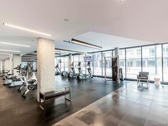 Exercise room - 612-200 Boul. Marcel-Laurin, Montréal (Saint-Laurent), QC - Indoor Photo Showing Gym Room
