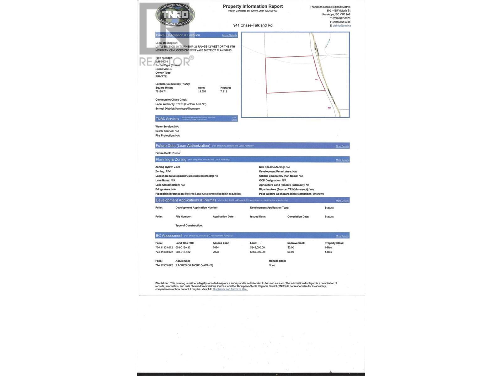 941 Chase Falkland Road, Chase, BC