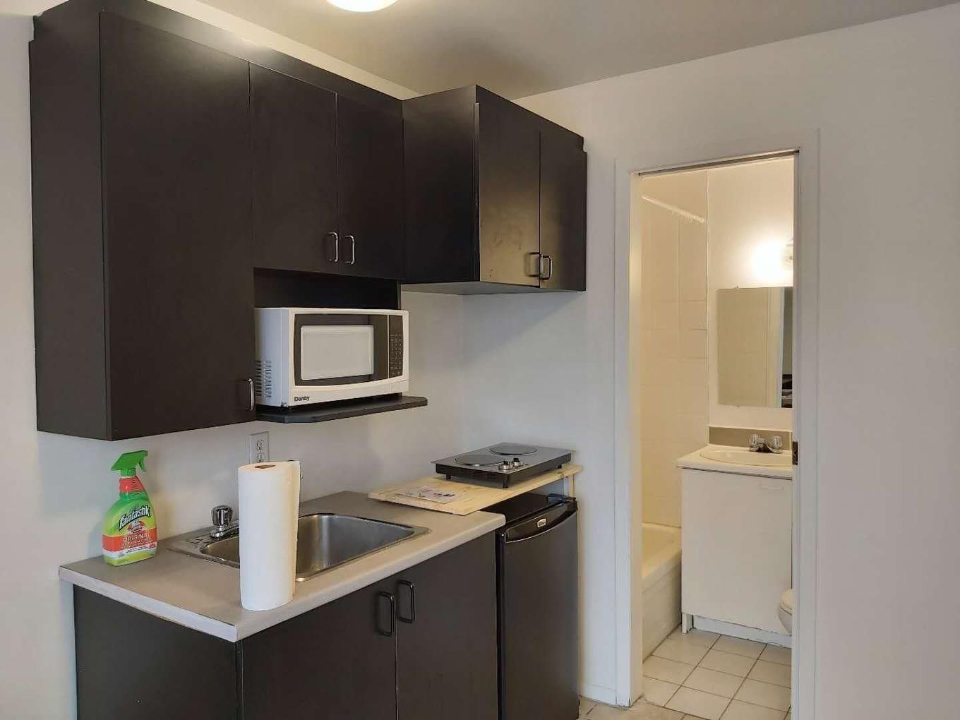 Kitchen - 413-5850 Av. Papineau, Montréal (Rosemont/La Petite-Patrie), QC - Indoor Photo Showing Kitchen