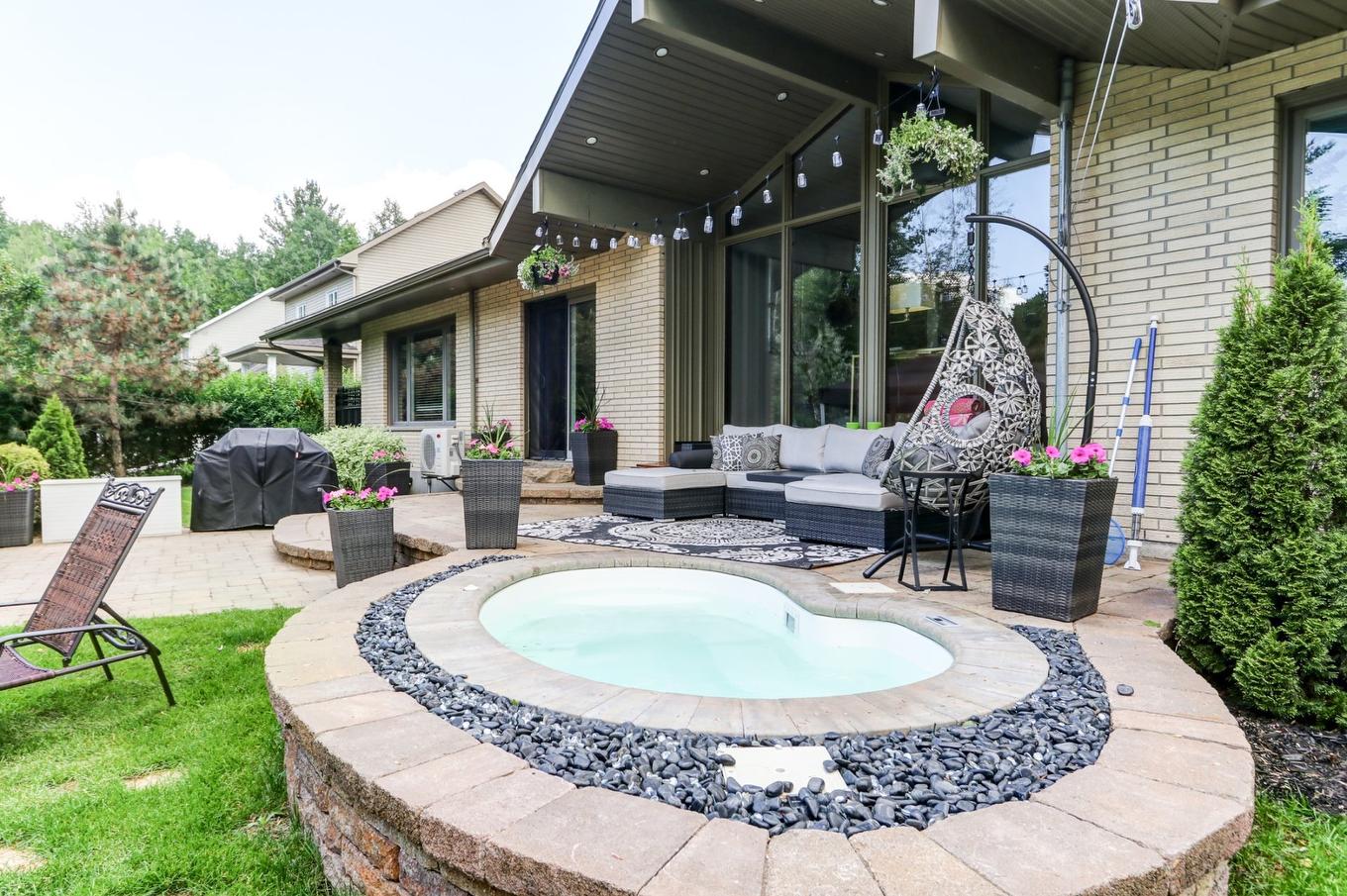 Spa - 645 Rue Watson, Lachute, QC - Outdoor With In Ground Pool With Deck Patio Veranda