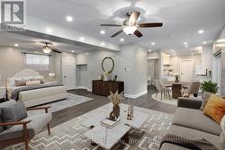 virtually staged lower level -