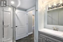 4 pc bath in lower level -