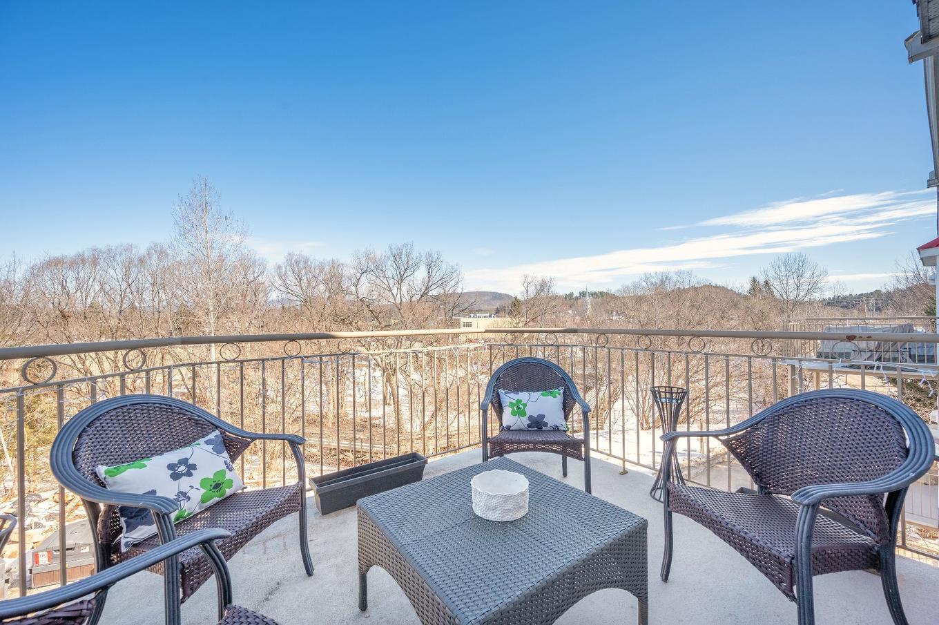 Balcony - 8-410 Allée Des Cimes, Mont-Tremblant, QC - Outdoor With Deck Patio Veranda With Exterior