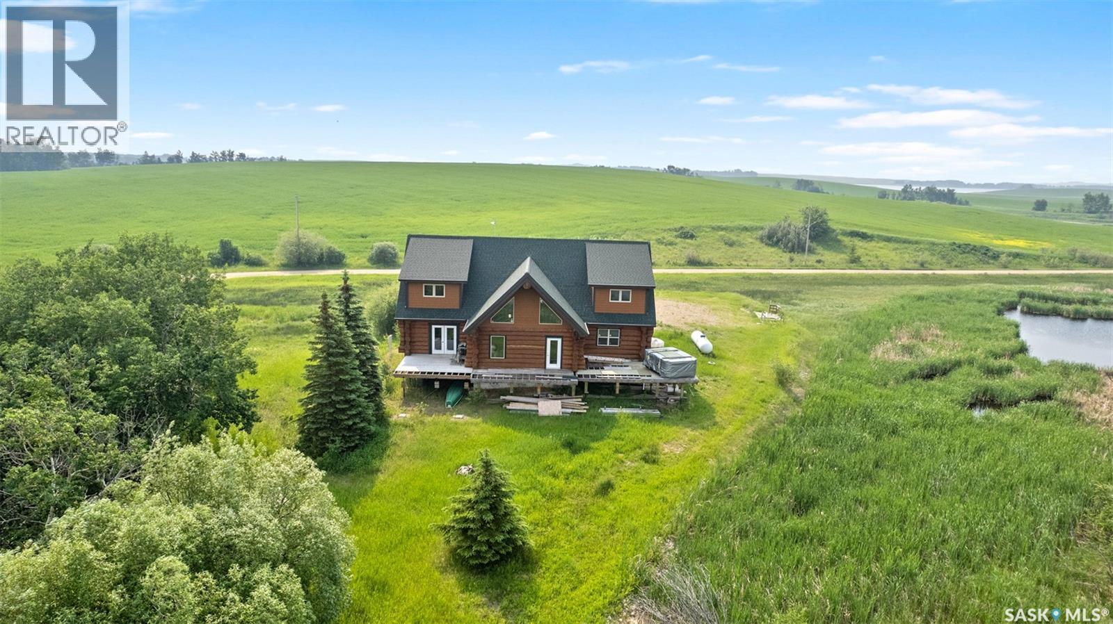 Martin'S Lake Scenic Waterfront Log Home, Leask Rm No. 464, SK - Outdoor With View