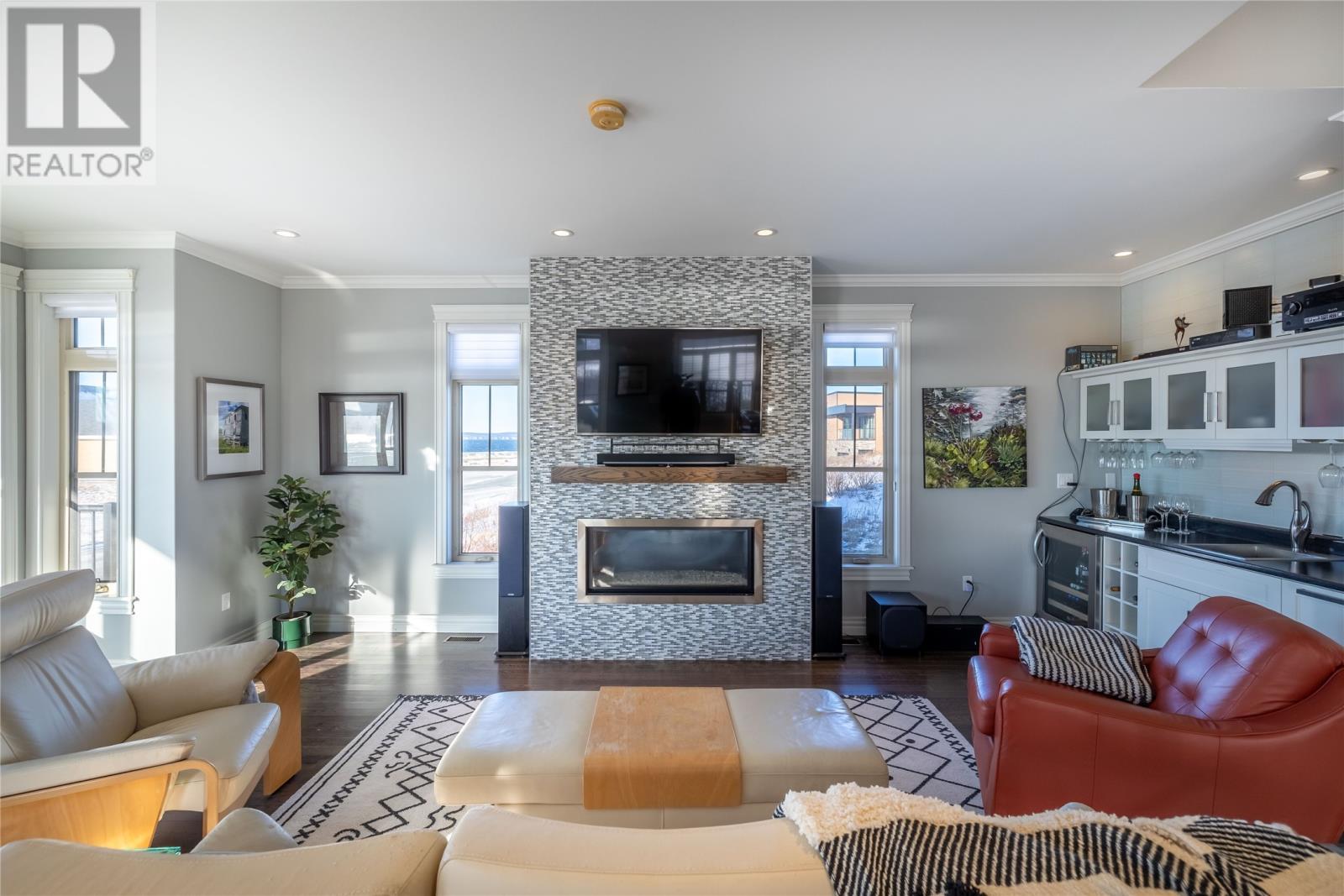 2 Commodore Place, Conception Bay South, NL - Indoor Photo Showing Living Room With Fireplace