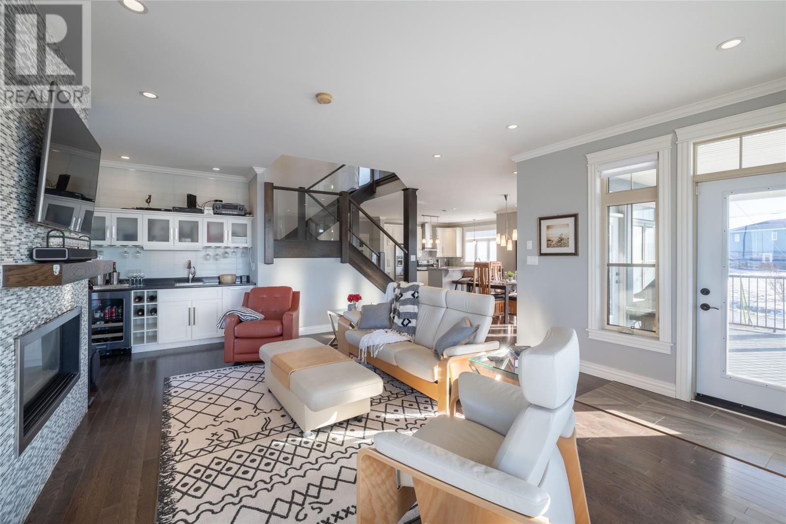 2 Commodore Place, Conception Bay South, NL - Indoor Photo Showing Living Room With Fireplace