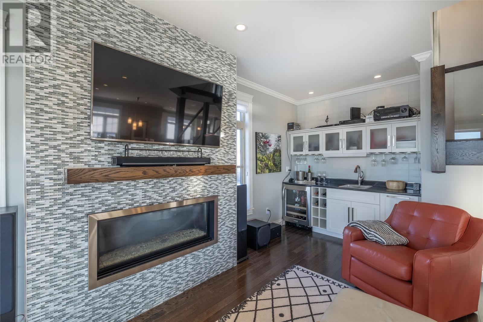 2 Commodore Place, Conception Bay South, NL - Indoor Photo Showing Living Room With Fireplace