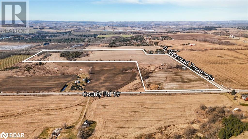 Aerial view featuring a rural view - 7369 5Th Sideroad Side Road, Adjala-Tosorontio, ON