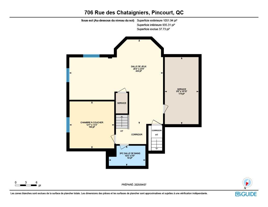 Plan (croquis) - 706 Rue Des Châtaigniers, Pincourt, QC - Other
