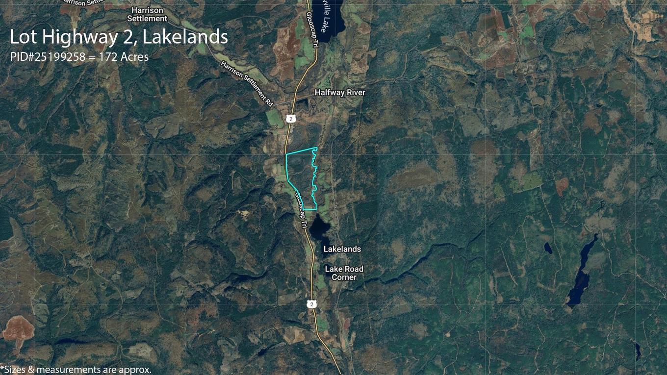 Highway 2, Lakelands, NS