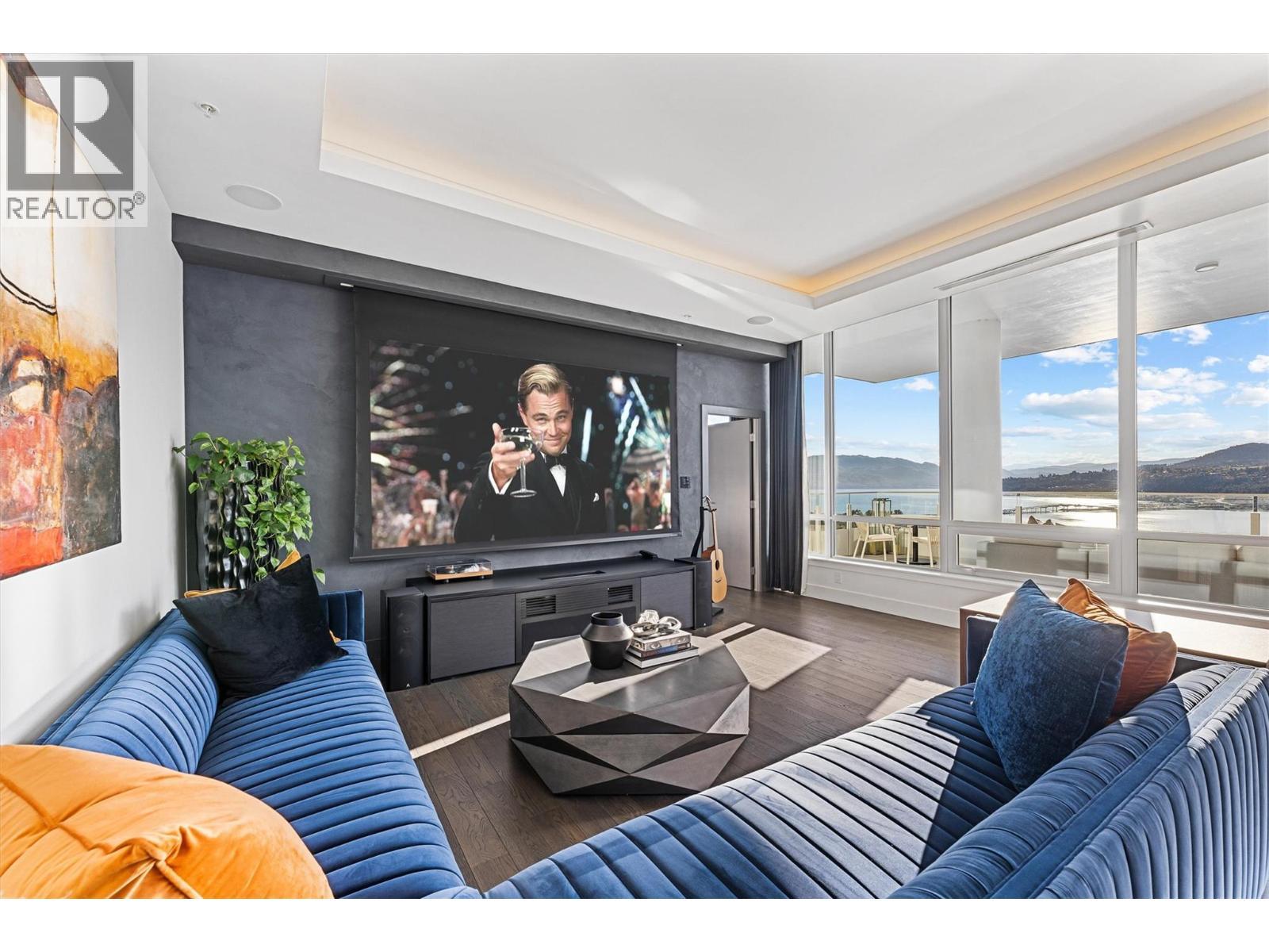 1191 Sunset Drive Unit# 3302, Kelowna, BC - Indoor Photo Showing Living Room