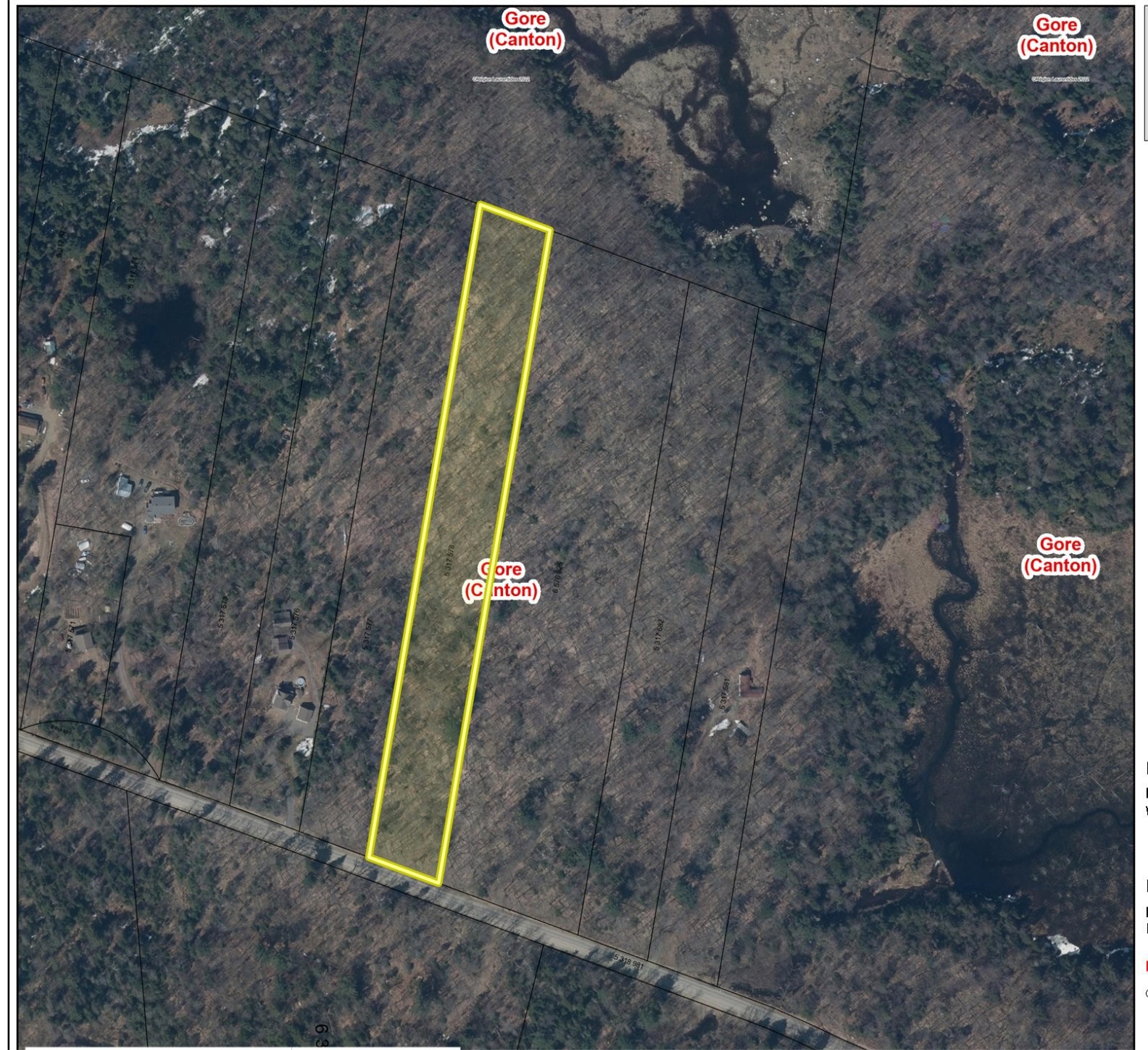 Photo aérienne - Ch. Braemar, Gore, QC