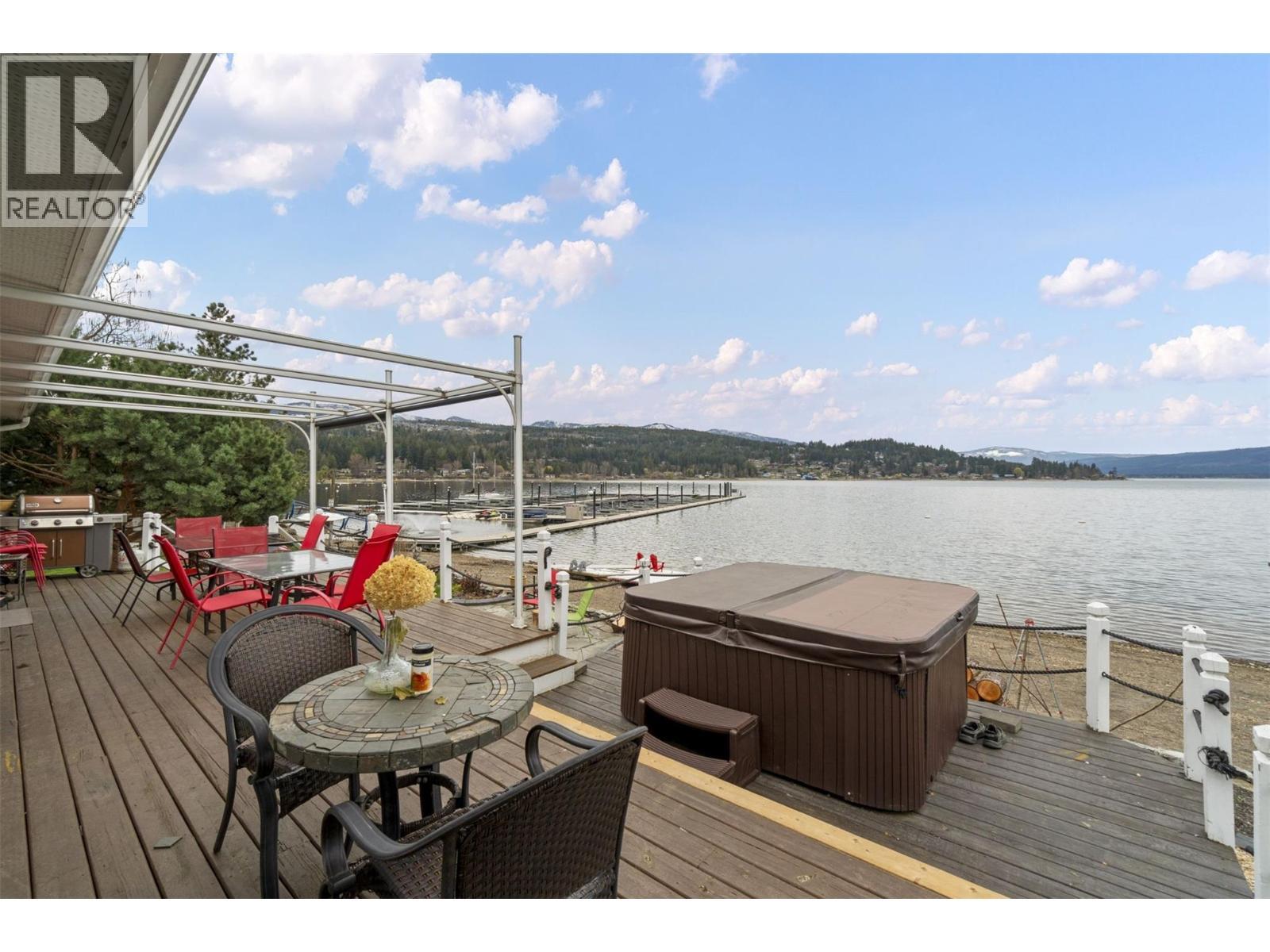 2009 Eagle Bay Road, Blind Bay, BC - Outdoor With Deck Patio Veranda With View