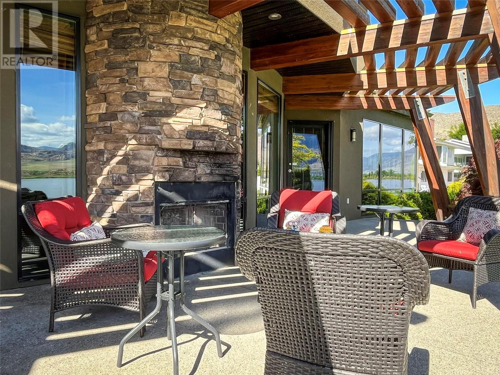 17949 87Th Street, Osoyoos, BC - With Fireplace With Exterior