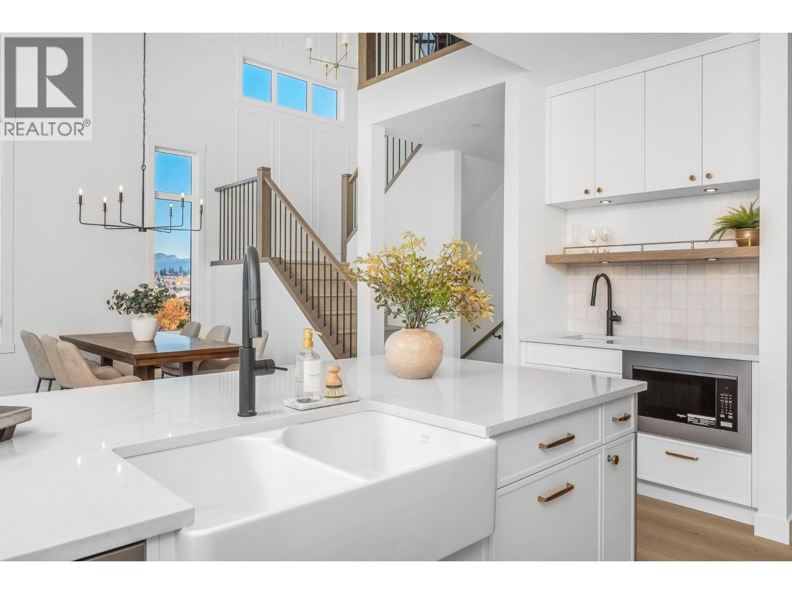 195 Sarsons Drive Lot# 10, Coldstream, BC - Indoor Photo Showing Kitchen With Double Sink