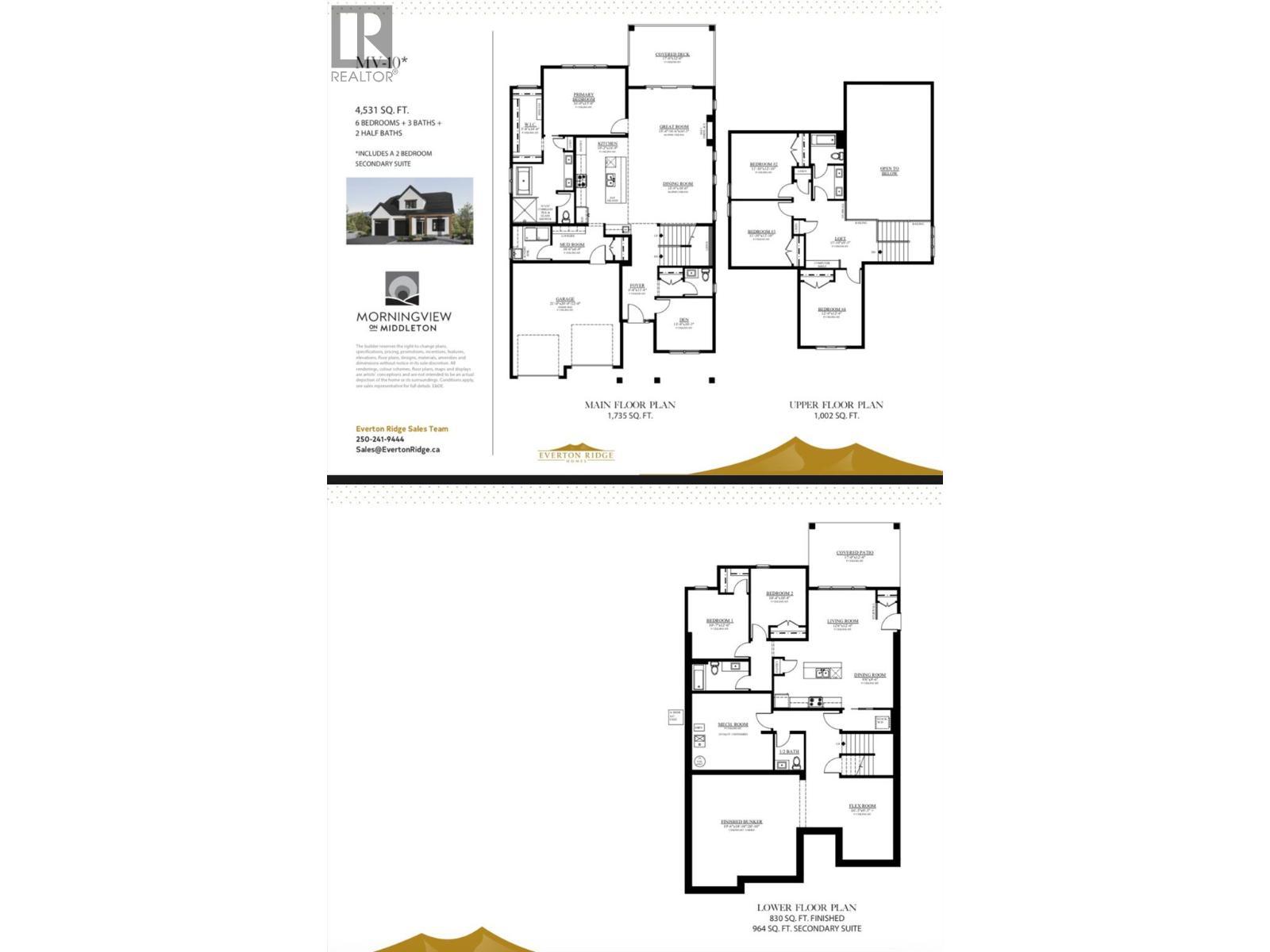 Floor Plan - 195 Sarsons Drive Lot# 10, Coldstream, BC - Other